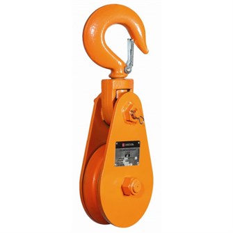 Блок шкивовый однорольный с крюком 4 т, D каната 18 - 20 мм LH, СибТаль 17370