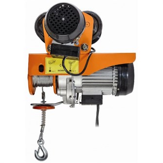Мини-таль электрическая с тележкой канатная 220 В передвижная 600 / 990 кг - 12/6 м РА, Сибталь 17483