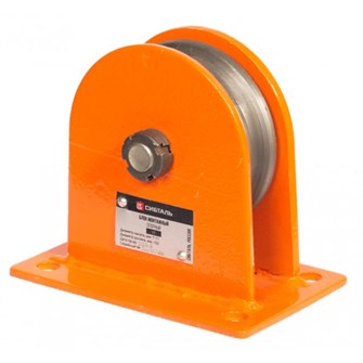 Блок монтажный опорный 1 т, D каната 7 - 9 мм БМО, СибТаль 17608