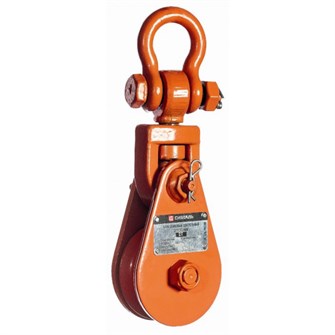 Блок шкивовый однорольный с проушиной 20 т, D каната 28 - 30 мм LS, СибТаль 17701