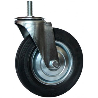 Колесо промышленное поворотное с болтом М12 125 мм - SCt 55 17905