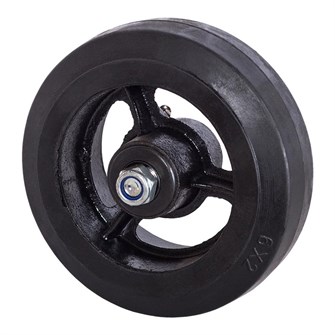 Колесо большегрузное без крепления, обрезиненное 150 мм (D 63) 21889