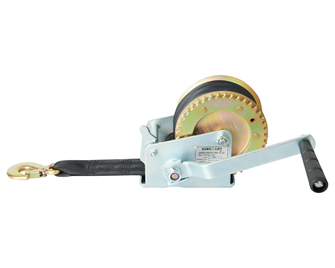 Лебедка барабанная WH16-20 г/п 700 кг, лента 20 м 111