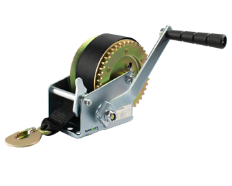 Лебедка барабанная WH25-20 г/п 1100 кг, лента 20 м 113