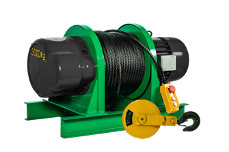 Лебедка электрическая KCD 1500/3000 кг, 100/50 м 380В 137