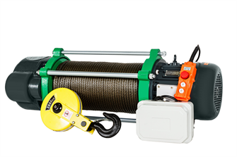 Лебедка электрическая KCD 1000/2000 кг, 30/15 м 380В 437