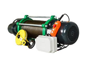 Лебедка электрическая KCD 1000/2000 кг,100/50 м 380В 438