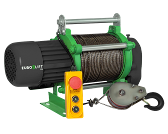 Лебедка электрическая KCD 300/600 кг, 70/35 м 220В 440