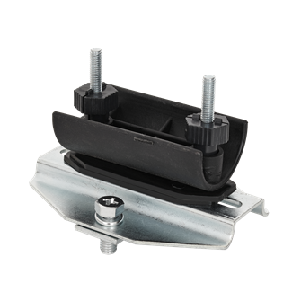 Держатель кабеля в начале С-рельса H-C3003 (PLASTIC saddle) 1323