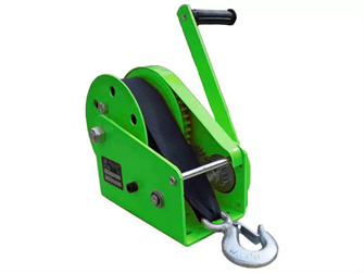 Лебедка барабанная с автоматическим тормозом  AHW1800 г/п 800 кг, лента 10 м 1945