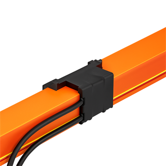 EL-X-B-PL-80 Линейный подвод питания для короба европейского типа EURO-LIFT тип B (клипсы на болтах) 2777