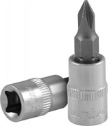 114402 Насадка торцевая 1/4"DR с вставкой-битой крестовой, РН2 104598