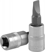 114555 Насадка торцевая 1/4"DR с вставкой-битой шлицевой, SL5.5 107319