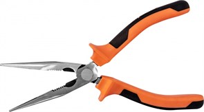 420108 Длинногубцы прямые с двухкомпонентными рукоятками, 200 мм 83239