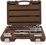 911225 Набор головок торцевых с аксессуарами 1/2"DR, 8-32 мм, 25 предметов 83931