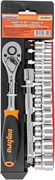 913812 Набор головок торцевых с аксессуарами 3/8"DR, 8-19 мм, 12 предметов 463450434