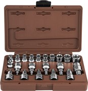 953222 Набор головок торцевых, внешний TORX®, и насадок с вставками-битами TORX®, 22 предмета 84109