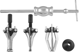 AE310008 Съемники подшипников с внут./наружн. захватами и обратным молотком в наборе, диапазон захватов 15-80 мм 85137