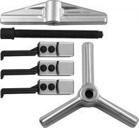 AE310139 Съемник универсальный, американского типа со скользящими 2-3 захватами в наборе, диапазон захватов внутр./наружн. 60-160/40-120, глубина захвата 100 мм 104238