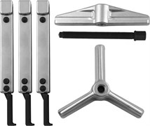 AE310140 Съемник универсальный, американского типа со скользящими 2-3 захватами в наборе, диапазон захватов внутр./наружн. 60-160/40-120, глубина захвата 200 мм 104246