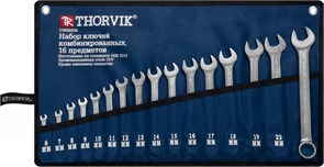 CWS0016 Набор ключей гаечных комбинированных в сумке, 6-24 мм, 16 предметов 105598