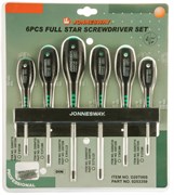 D20T06S Набор отверток стержневых TORX® FULL STAR, 6 предметов 89153