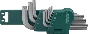 H01SM109S Комплект угловых шестигранников 1,5-10мм, 9 предметов S2 материал 90298