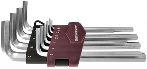 HK10S Набор ключей торцевых шестигранных, H1.5-H10, 10 предметов 472673135