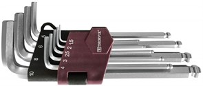 HKB9S Набор ключей торцевых шестигранных с шаром, H1.5-H10, 9 предметов 472700086