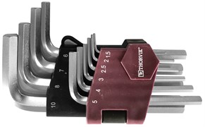 HKS10S Набор ключей торцевых шестигранных коротких, H1.5-H10, 10 предметов 472659063