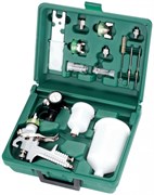 JA-HVLP-1080GK Набор пистолет покрасочный "Краскопульт" JA-HVLP-1080G с аксессуарами, 16 предметов 91210