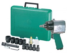 JAI-0501K Набор гайковерт пневматический ударный 1/2"DR 7000 об/мин., 610 Нм с аксессуарами, 17 предметов 91720