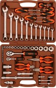 OMT55S Набор инструмента универсальный 1/4", 1/2"DR, 55 предметов 93728