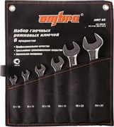 OMT6S Набор ключей гаечных рожковых в сумке, 8-27 мм, 6 предметов 93778