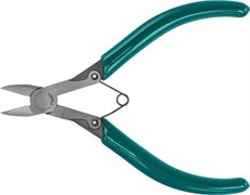 P5604 Бокорезы с плоской пружиной и ПВХ рукоятками, мини, 125 мм 94762