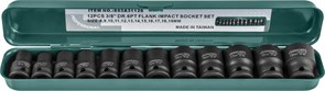 S03A3112S Набор головок торцевых ударных 3/8"DR, 8-19 мм, 12 предметов 95754