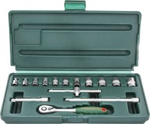 S04H2715S Набор головок торцевых 1/4"DR, 4-14 мм, 15 предметов 96920