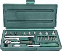 S04H2721S Набор головок торцевых 1/4"DR, 4-13 мм, 21 предмет 96928