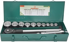 S04H6615S (S04H6415S) Набор головок торцевых дюймовых 3/4"DR, SAE 7/8"--2", 15 предметов 98113