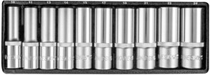 S04HD411S Набор головок торцевых глубоких 1/2"DR, 10-24 мм, 11 предметов 98453