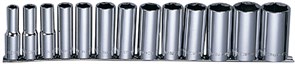 S05HD4213S Набор головок торцевых глубоких MAXI-DRIVE 1/2"DR на держателе, SAE 7/16--1-1/4", 13 предметов 98911