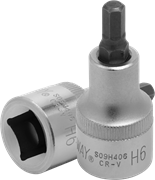 S09H406 Насадка торцевая 1/2"DR с вставкой-битой шестигранной, H6, 55 мм 99175