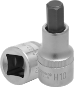 S09H410 Насадка торцевая 1/2"DR с вставкой-битой шестигранной, H10, 55 мм 99181