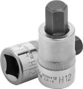 S09H412 Насадка торцевая 1/2"DR с вставкой-битой шестигранной, H12, 55 мм 99189
