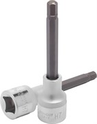 S09H4307 Насадка торцевая 1/2"DR с вставкой-битой шестигранной, H7, 100 мм 99221