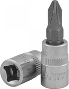 S11H202 Насадка торцевая 1/4"DR с вставкой-битой крестовой, РН2, 37 мм 99279