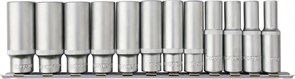 S12S2112SM Набор головок торцевых глубоких 3/8"DR на держателе, 8-19 мм, 12 предметов 1136824167