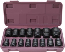 S23S1115S Набор головок торцевых ударных 1/2"DR, 10-32 мм,  15 предметов 1251949797