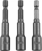SH11SM118S3 Набор насадок торцевых 8 мм с магнитной вставкой для механизированного инструмента HDR 1/4", 3 предмета 1136824242