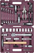 TS056 Набор инструмента универсальный 1/4", 1/2"DR, 56 предметов 1039069909